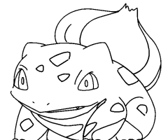 Coloriage bulbizarre pokemon