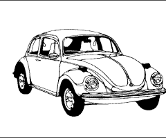 Coloriage gratuit de voiture