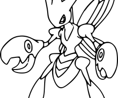 Coloriage Pokemon Cizayox