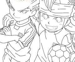 Coloriage Inazuma Eleven