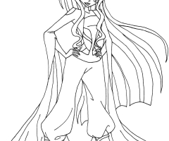 Coloriage Darcy Winx