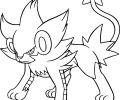 Coloriage Luxray