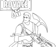 Coloriage Fortnite